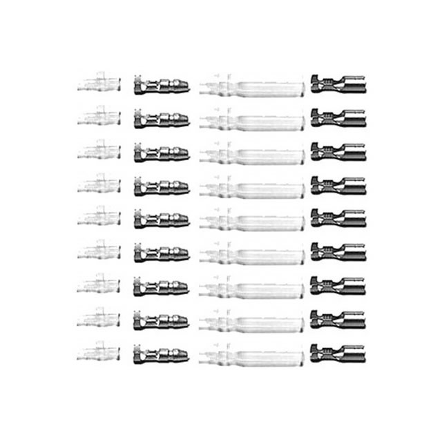 thumbnail image 2 of 30 Pairs (60pc) Tamiya Style Male/Female Lipo Battery Connector Crimp Set - White 2 of 3