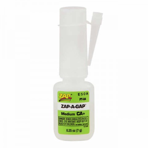 ZAP-A-Gap PT04 CA+ 1/4oz Medium Glue Adhesive (Green Label) - 5525639