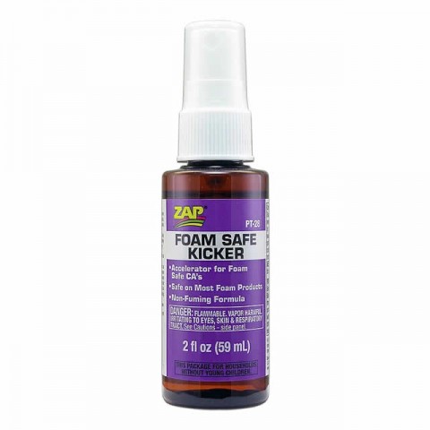 ZAP PT28 Zip Kicker Foam-Safe Spray CA Glue Accelerator 2oz (59ml) - 5525810