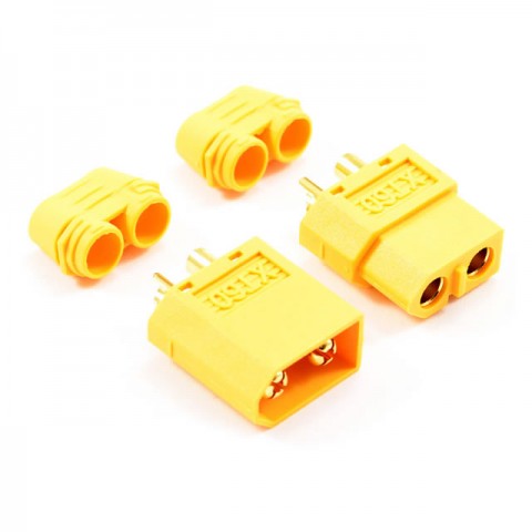 Etronix XT60 Connector Male and Female with Protective Sleeve (1 Pair) - ET0796P