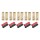 Radient 5.5mm Gold Bullet Connector with Heat Shrink (5 Pairs) - RDNAC010094