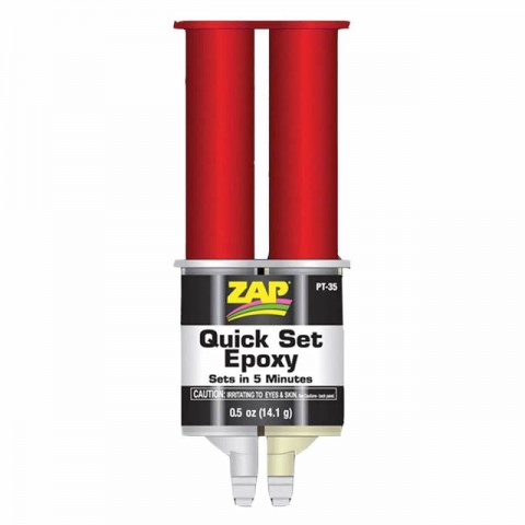 ZAP Fly Fishing Adhesives Quick Set Epoxy Glue (0.5oz) - ZAPZF-35