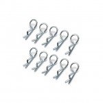 Absima Medium Body Clips Silver (Pack of 10) - 2440013