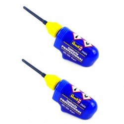Twin Pack - Revell Contacta Professional Liquid Glue with Needle for Plastic 25g - 39604
