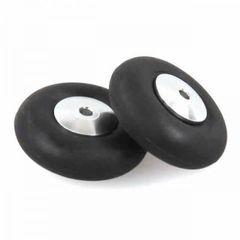 J Perkins 1-inch (25mm) RC Plane Metal Wheels (Pack of 2) - 5507107