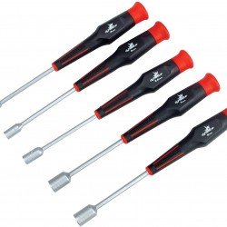 Dynamite Assortment 5 Piece Metric Nut Driver Set with Storage Pouch - DYN2806