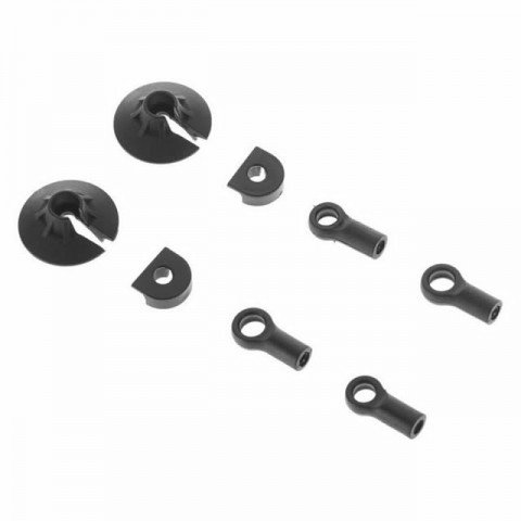 Arrma Shock Rod End Set Nero (Pack of 2) - AR330338