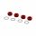 Arrma Aluminium Front Hub Nut with O-Rings (Pack of 4) - ARA320467