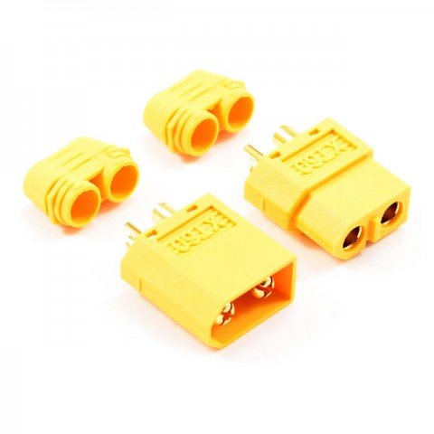 Etronix XT60 Connector Male and Female with Protective Sleeve (1 Pair) - ET0796P