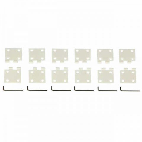 J Perkins Large Nylon Pin Hinge 16x34mm (Pack of 6 Hinges) - JPD5507982