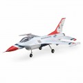 E-flite F-16 Thunderbirds 70mm EDF Plane with AS3X and SAFE Select (BNF Basic) - EFL7850