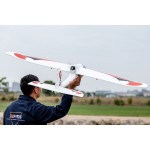 FMS Easy Trainer 1280 V2 RC Glider Plane with Radio System (Ready-to-Fly) - FMS051R-RED