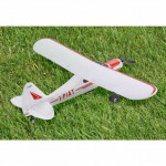 FMS 500mm PA-18 Super Cub Micro RC Plane with Transmitter (Ready-to-Fly) - FMS152R