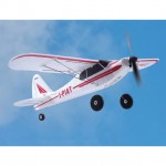 FMS 500mm PA-18 Super Cub Micro RC Plane with Transmitter (Ready-to-Fly) - FMS152R