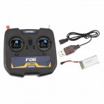 FMS 500mm PA-18 Super Cub Micro RC Plane with Transmitter (Ready-to-Fly) - FMS152R