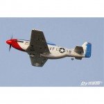 Dynam P51 Mustang with Retracts 1200mm Fred Glover Warbird (Almost-Ready-to-Fly) - DYN8939V2-FG