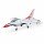 E-flite F-16 Thunderbirds 70mm EDF Plane with AS3X and SAFE Select (BNF Basic) - EFL7850