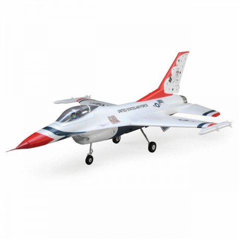 E-flite F-16 Thunderbirds 70mm EDF Plane with AS3X and SAFE Select (BNF Basic) - EFL7850