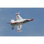 E-flite F-16 Thunderbirds 70mm EDF Plane with AS3X and SAFE Select (BNF Basic) - EFL7850