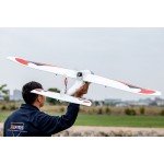 FMS Easy Trainer 1280 V2 RC Glider Plane with Radio System (Ready-to-Fly) - FMS051R-RED