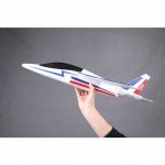 FMS 600mm Free Flight Alpha Glider Plane Kit (Blue and Red) - FS0174R
