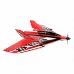 J Perkins F-38 Delta Racer 800mm Plug-N-Play Plane (Red) - JPDF1200R