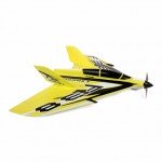 J Perkins F-38 Delta Racer 800mm Plug-N-Play Plane (Yellow) - JPDF1200Y