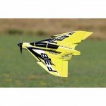 J Perkins F-38 Delta Racer 800mm Plug-N-Play Plane (Yellow) - JPDF1200Y