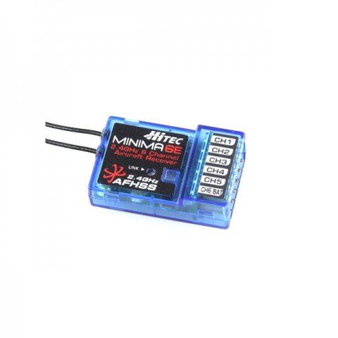 Hitec Minima 6E End Port 6 Channel 2.4Ghz AFHSS Micro Receiver (26612) - 2226595