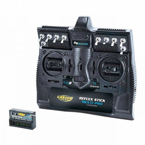 Carson Reflex Stick Multi Pro 14-Channel Transmitter and Receiver 2.4Ghz Radio System - C501003