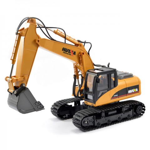 Huina 1/14th Scale RC Excavator with 2.4Ghz Radio System and Die Cast Bucket (Ready-to-Run) - CY1550