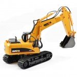 Huina 1/14th Scale RC Excavator with 2.4Ghz Radio System and Die Cast Bucket (Ready-to-Run) - CY1550