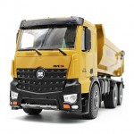 Huina 1/14 10-Channel Radio Controlled Tipper Dump Truck with Full Die Cast Cab and Dump Bed - CY1582