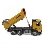 Huina 1/14 10-Channel Radio Controlled Tipper Dump Truck with Full Die Cast Cab and Dump Bed - CY1582