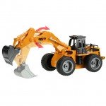 Huina RC Excavator with Die Cast Bucket and 2.4Ghz 6-Channel Radio System (Ready-to-Run) - CY1530