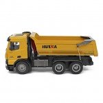 Huina 1/14 10-Channel Radio Controlled Tipper Dump Truck with Full Die Cast Cab and Dump Bed - CY1582