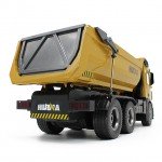 Huina 1/14 10-Channel Radio Controlled Tipper Dump Truck with Full Die Cast Cab and Dump Bed - CY1582
