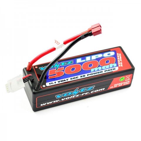 Voltz 5000mAh 3S 11.1v 50C Hardcase LiPo Stick Battery Pack with Deans Connector - VZ0343